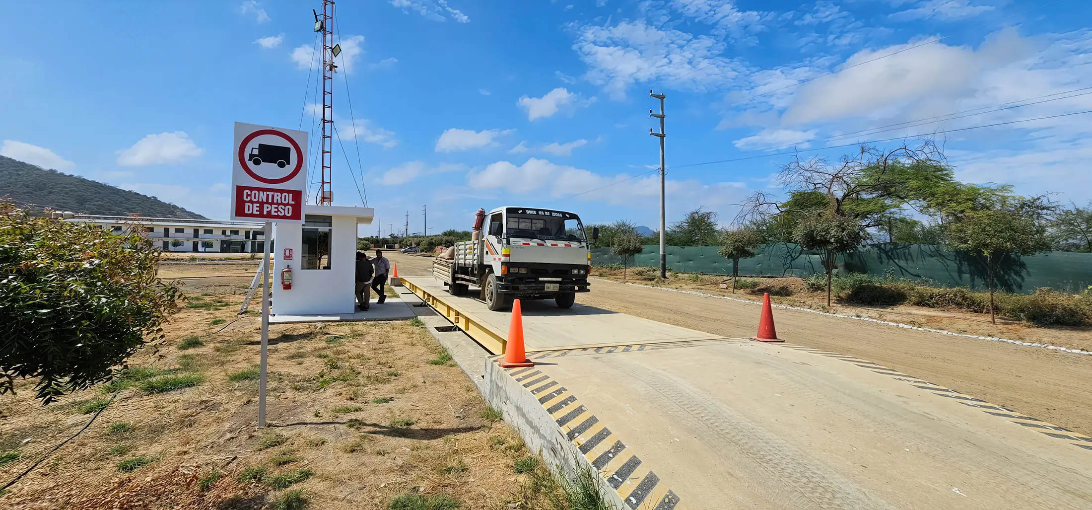pesaje camion mineral piura